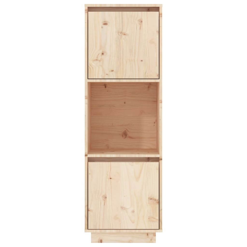 Highboard 38x35x117 cm Massivholz Kiefer