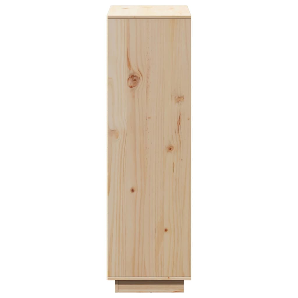 Highboard 110,5x35x117 cm Massivholz Kiefer