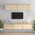 5-teiliges TV-Schrank-Set Massivholz Kiefer