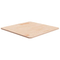 Tischplatte Quadratisch 60x60x1,5 cm Eichenholz Unbehandelt
