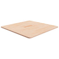 Tischplatte Quadratisch 70x70x1,5 cm Eichenholz Unbehandelt