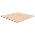 Tischplatte Quadratisch 80x80x1,5 cm Eichenholz Unbehandelt
