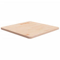 Tischplatte Quadratisch 60x60x2,5 cm Eichenholz Unbehandelt