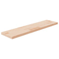 Regalboden 80x20x2,5 cm Unbehandeltes Massivholz Eiche