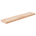 Regalboden 100x20x4 cm Unbehandeltes Massivholz Eiche
