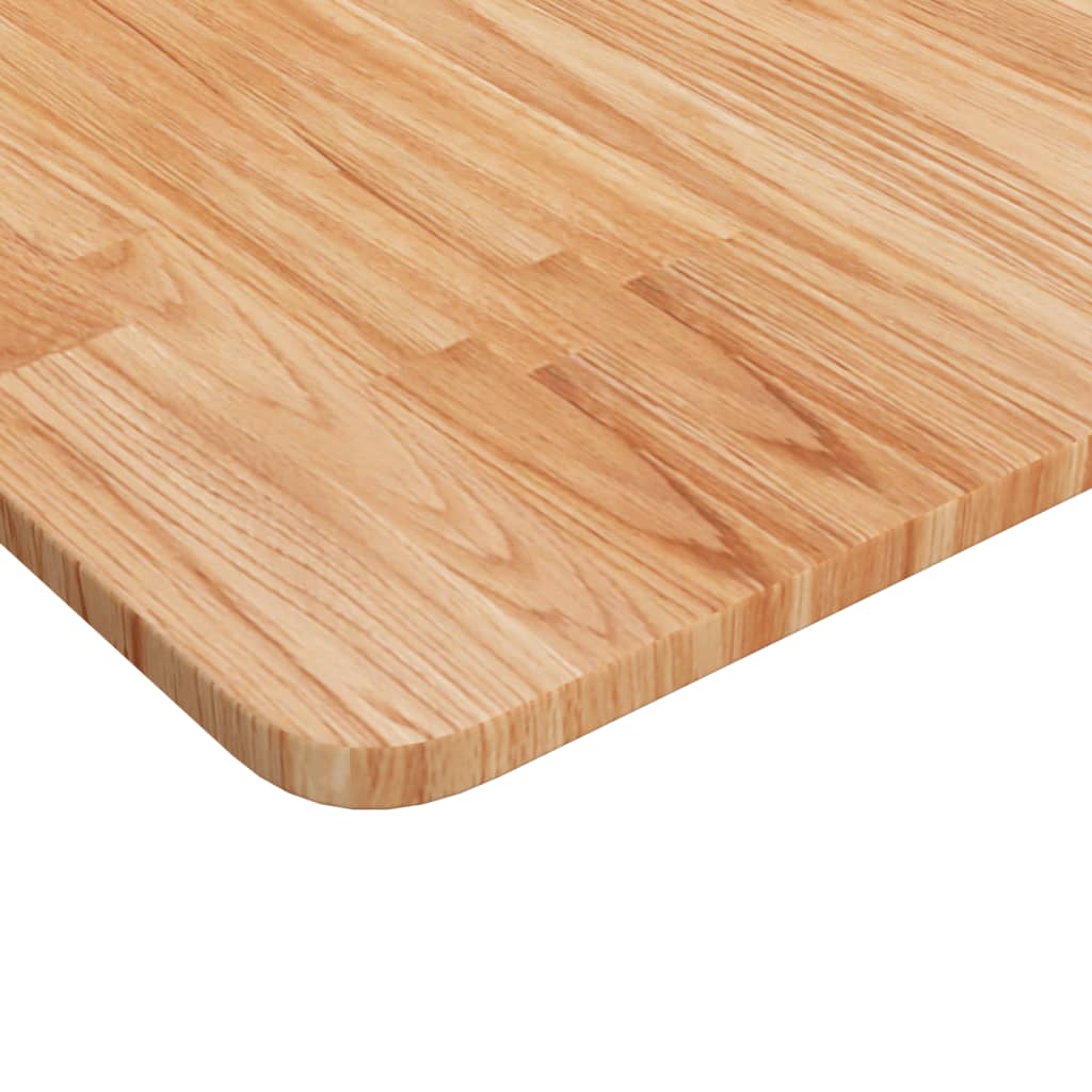 Tischplatte Quadratisch Hellbraun 60x60x1,5cm Behandelte Eiche