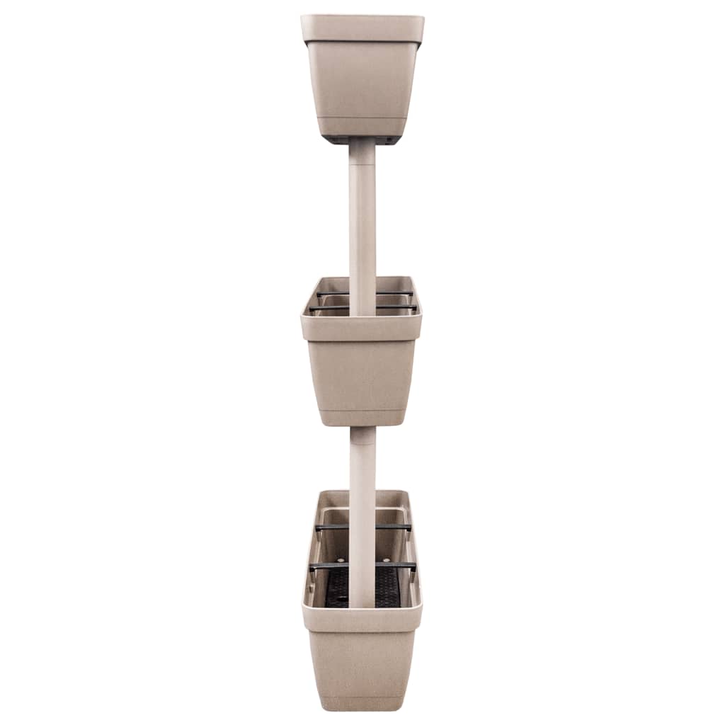 Pflanzkübel 3-tlg. 100 cm Taupe