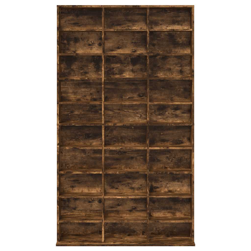 CD-Regal Räuchereiche 102x23x177,5 cm Holzwerkstoff