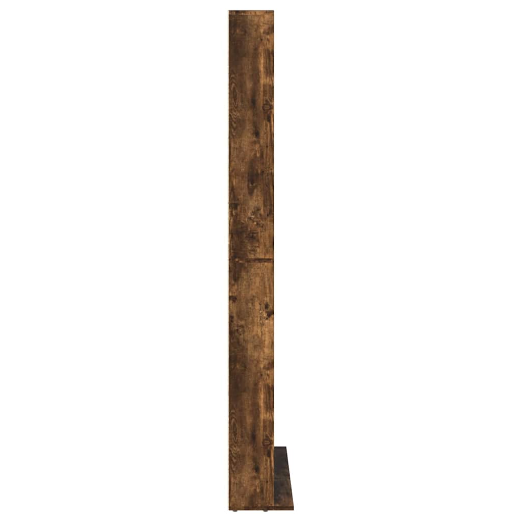 CD-Regal Räuchereiche 102x23x177,5 cm Holzwerkstoff