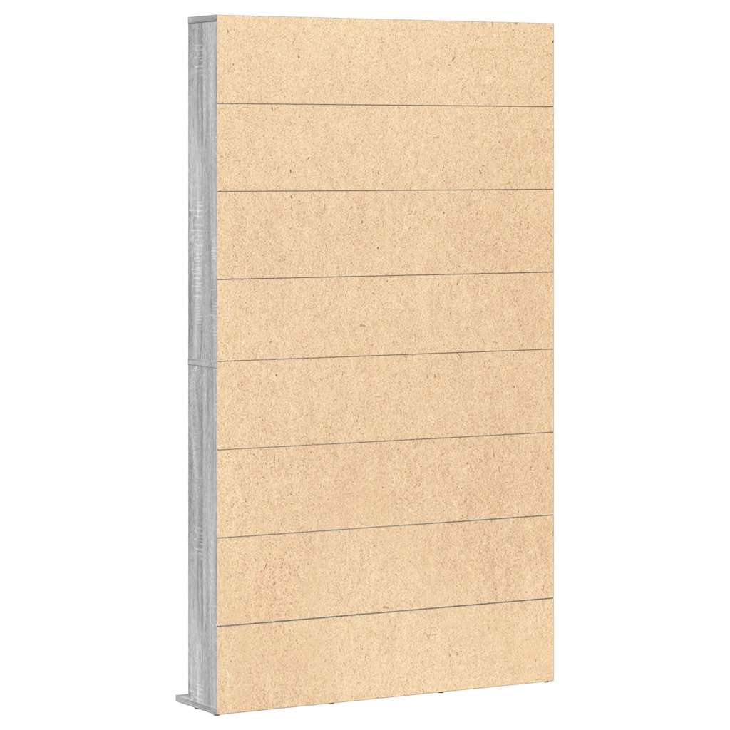CD-Regal Grau Sonoma 102x23x177,5 cm Holzwerkstoff