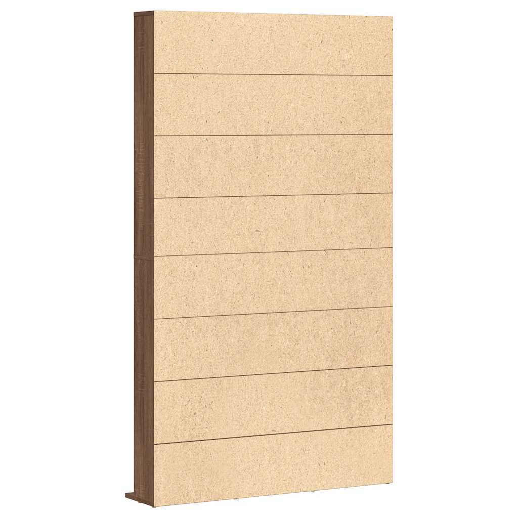 CD-Regal Braun Eichen-Optik 102x23x177,5 cm Holzwerkstoff