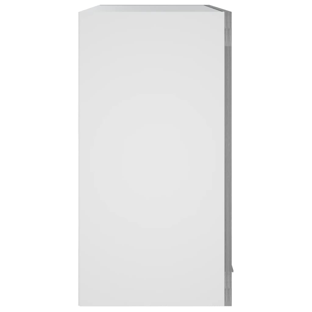 Hängeschrank Lyon Glas Grau Sonoma 60x31x60 cm Holzwerkstoff