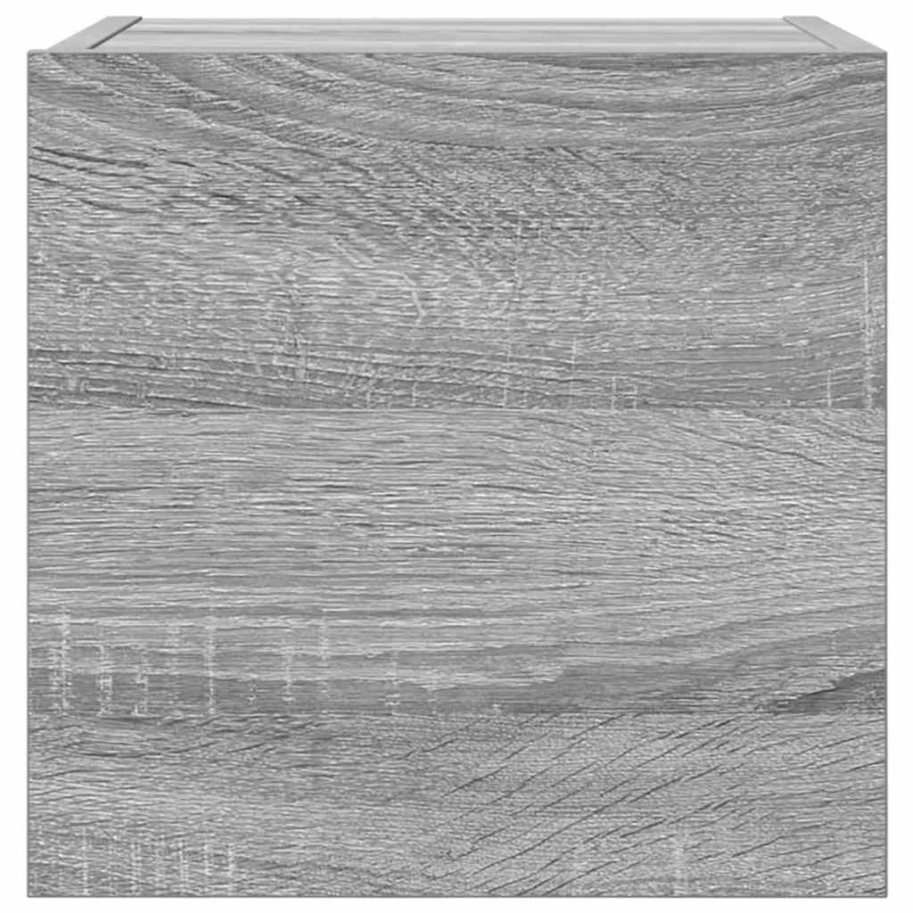 TV-Wandschränke 2 Stk. Grau Sonoma 30,5x30x30 cm