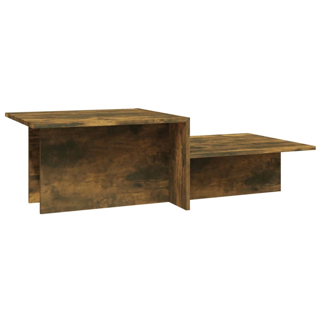 Couchtisch Räuchereiche 111,5x50x33 cm Holzwerkstoff