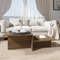 Couchtisch Braun Eichen-Optik 111,5x50x33 cm Holzwerkstoff