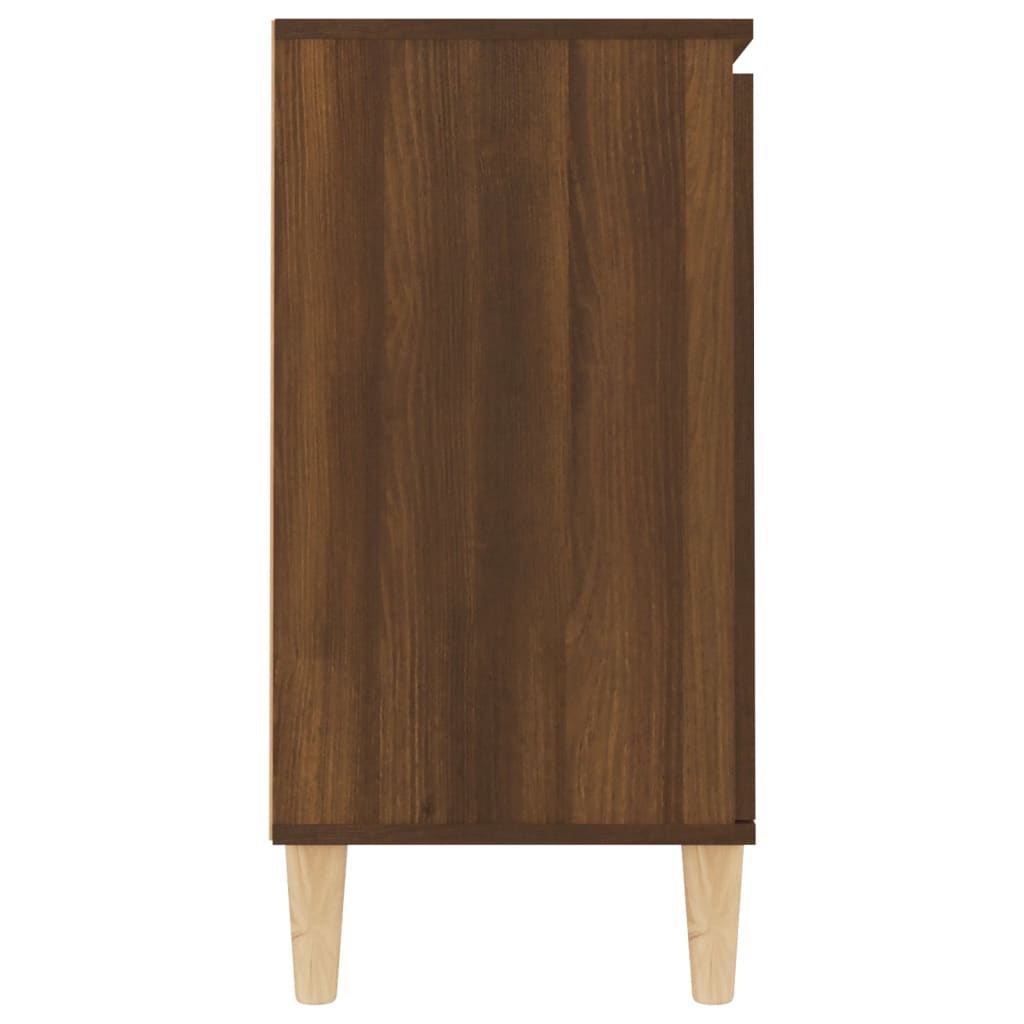 Sideboard Braun Eichen-Optik 103,5x35x70 cm Holzwerkstoff