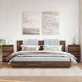 Nachttische 2 Stk. Braun Eiche 40x35x62,5 cm Holzwerkstoff