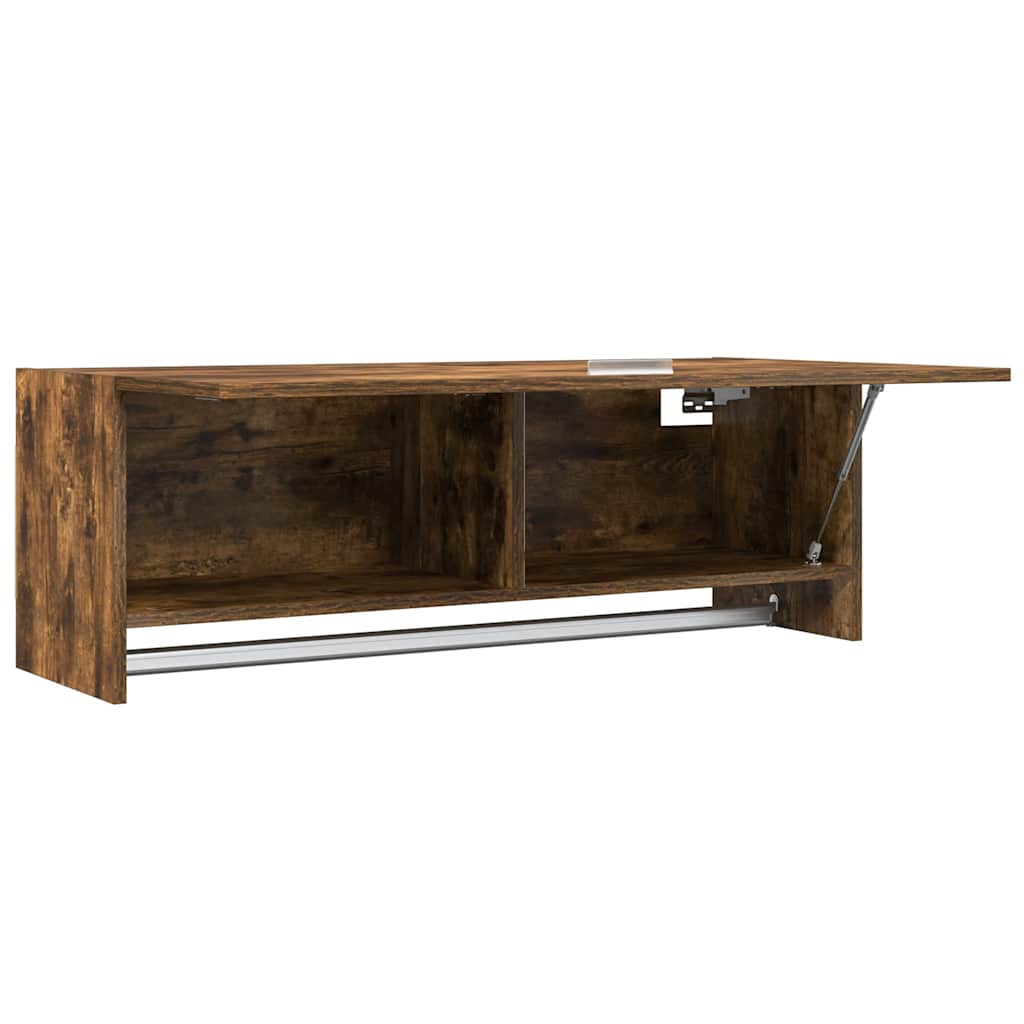 Kleiderschrank Räuchereiche 100x32,5x35 cm Holzwerkstoff