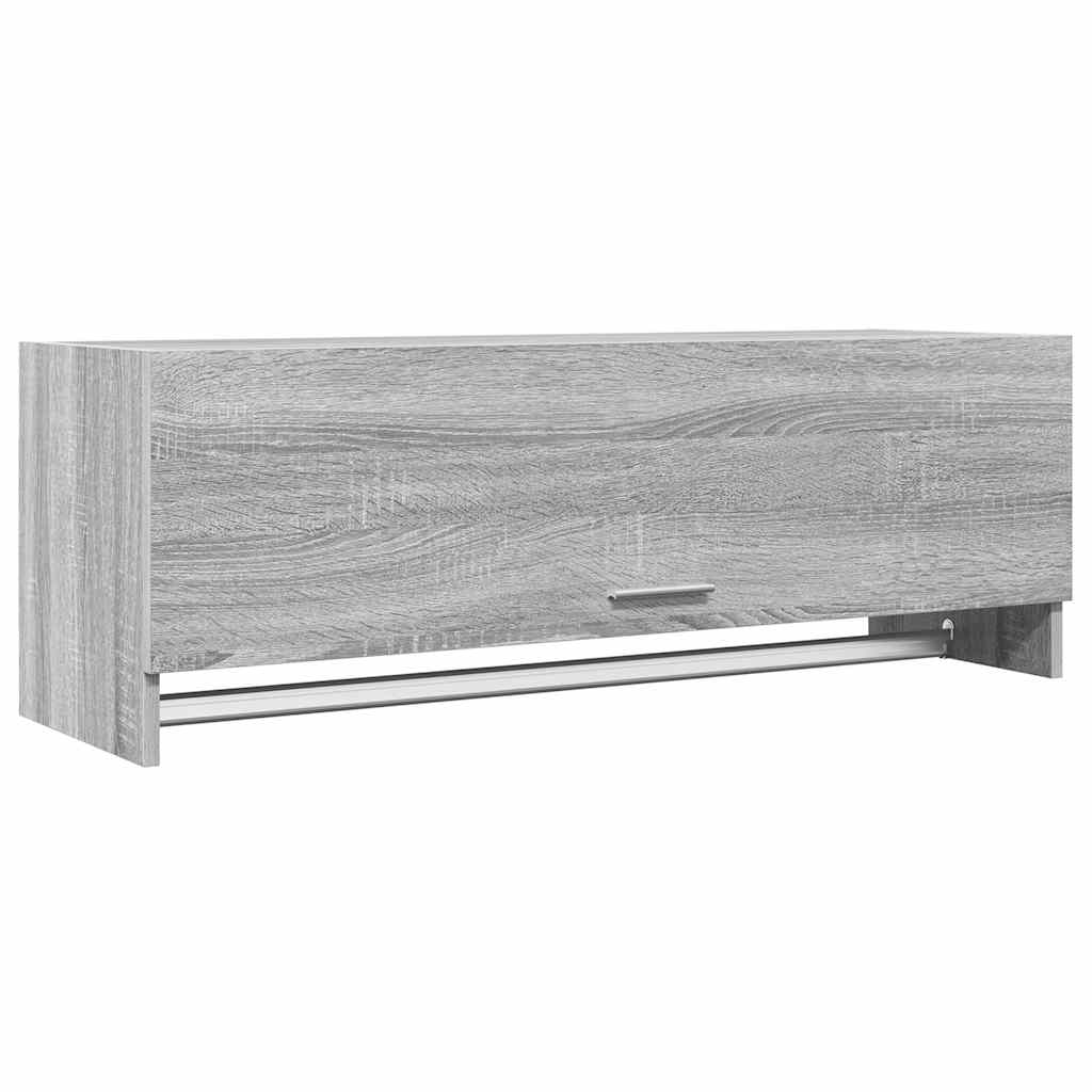 Kleiderschrank Grau Sonoma 100x32,5x35 cm Holzwerkstoff