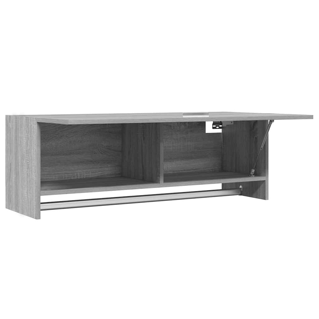 Kleiderschrank Grau Sonoma 100x32,5x35 cm Holzwerkstoff