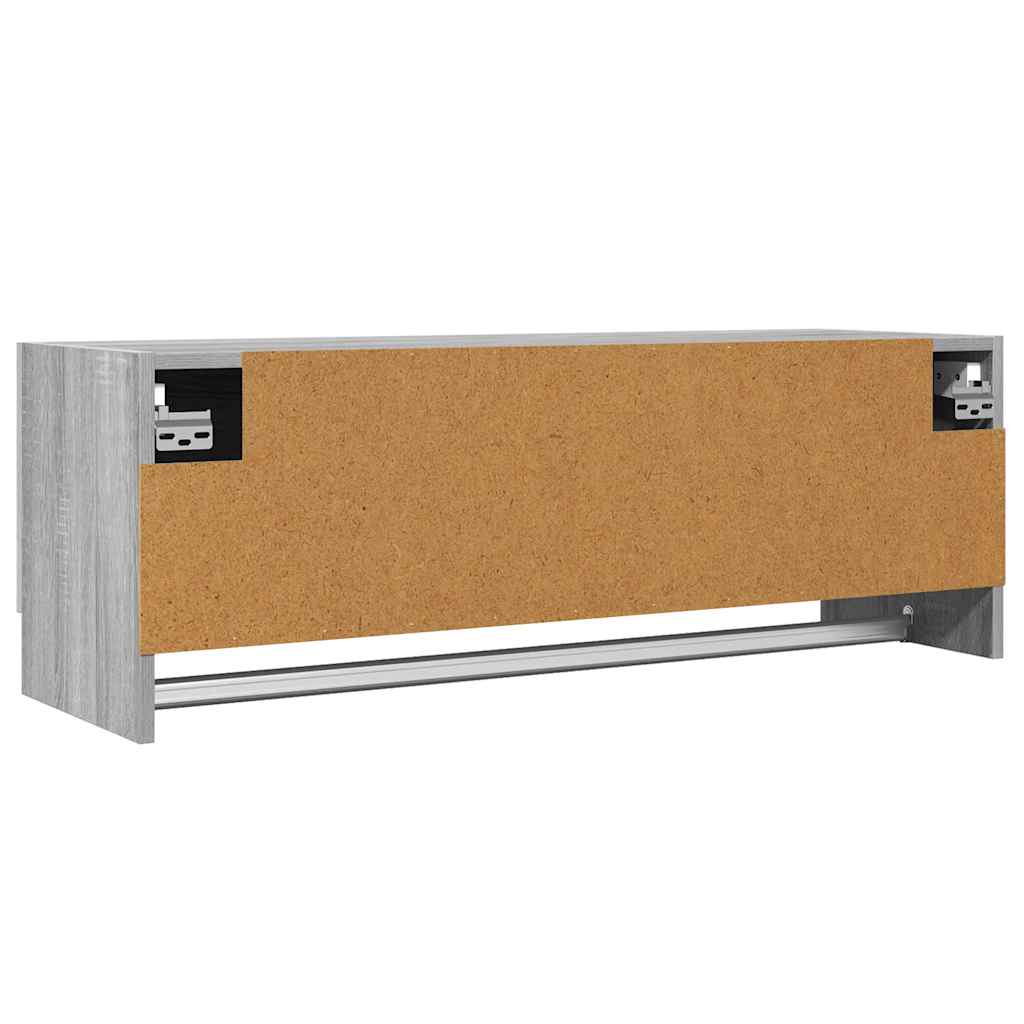 Kleiderschrank Grau Sonoma 100x32,5x35 cm Holzwerkstoff