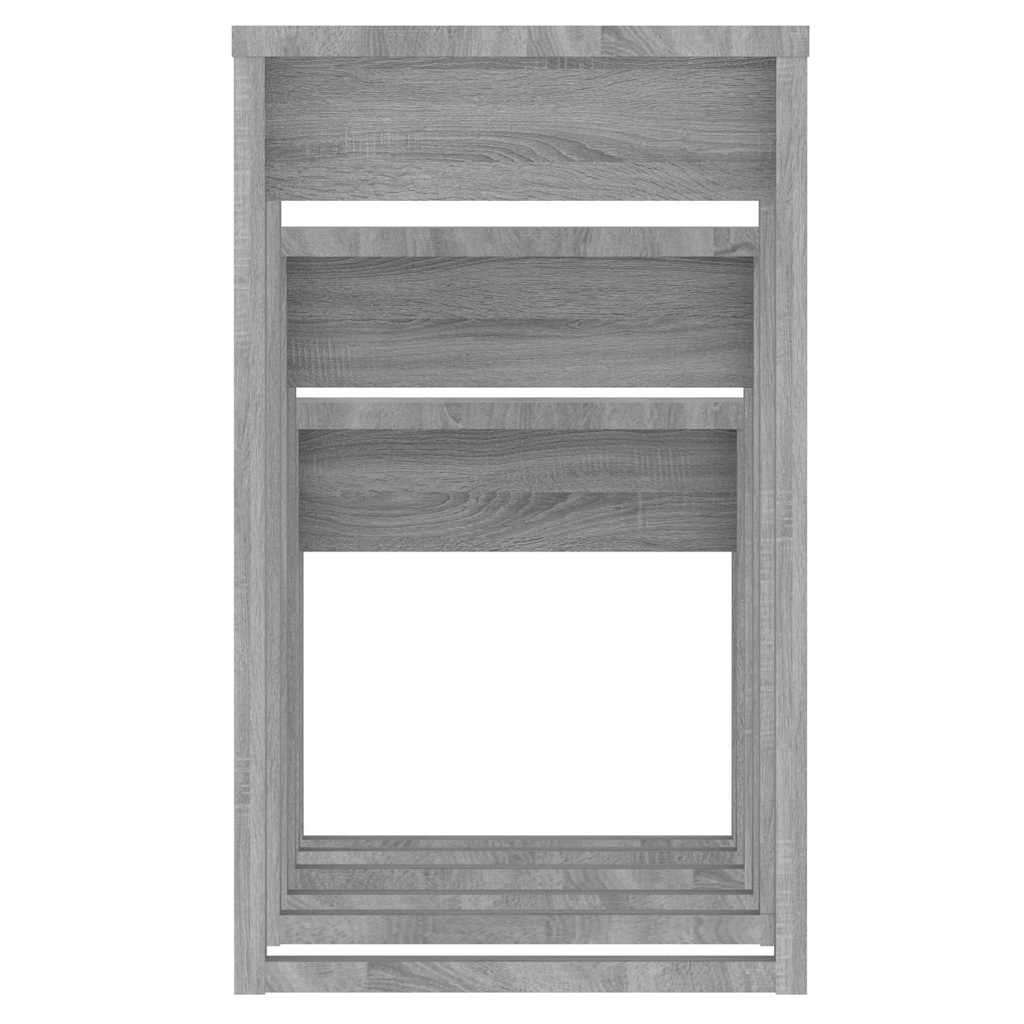 Satztische 3 Stk. Grau Sonoma Holzwerkstoff