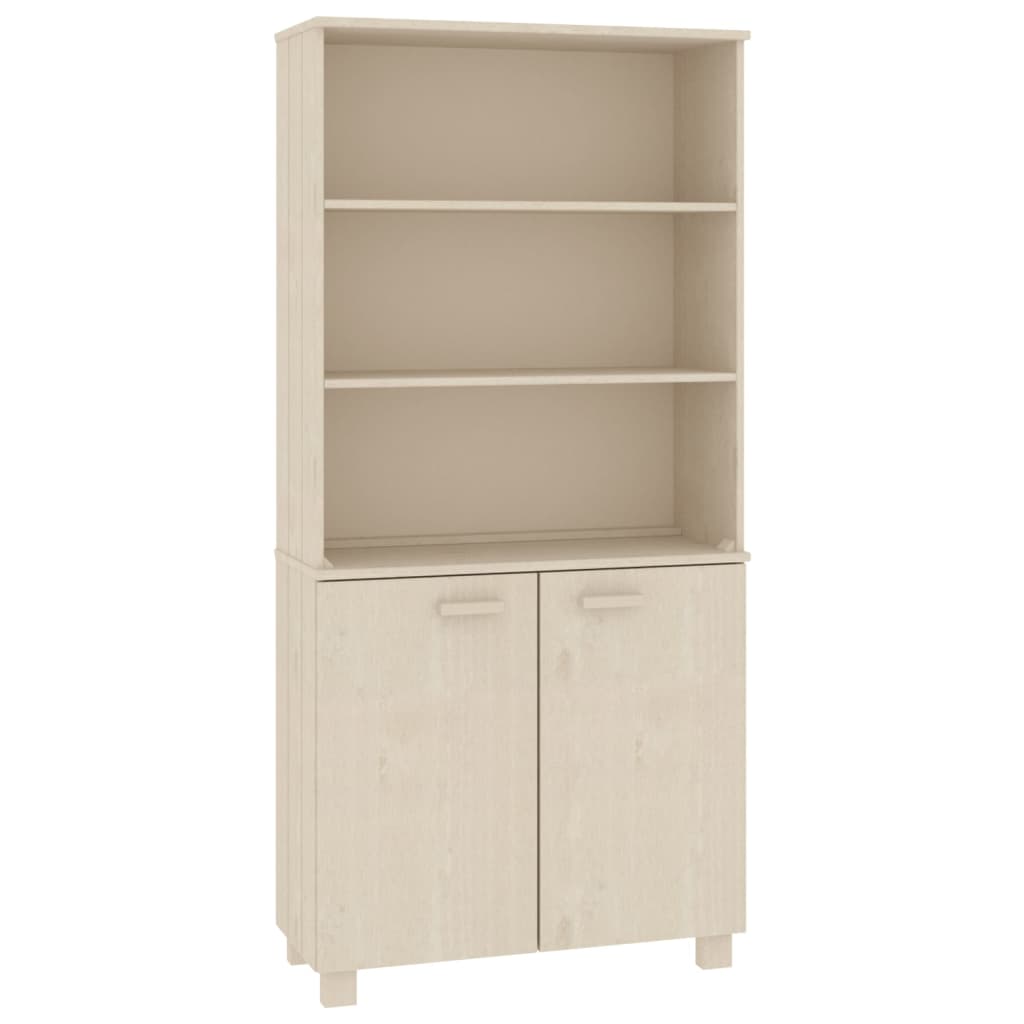 Highboard HAMAR Massivholz Kiefer Honigbraun