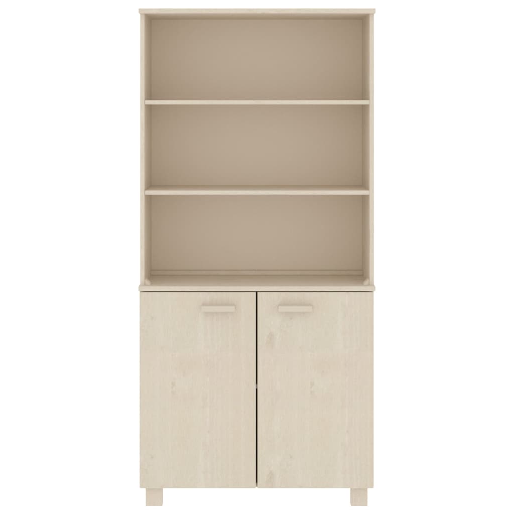 Highboard HAMAR Massivholz Kiefer Honigbraun