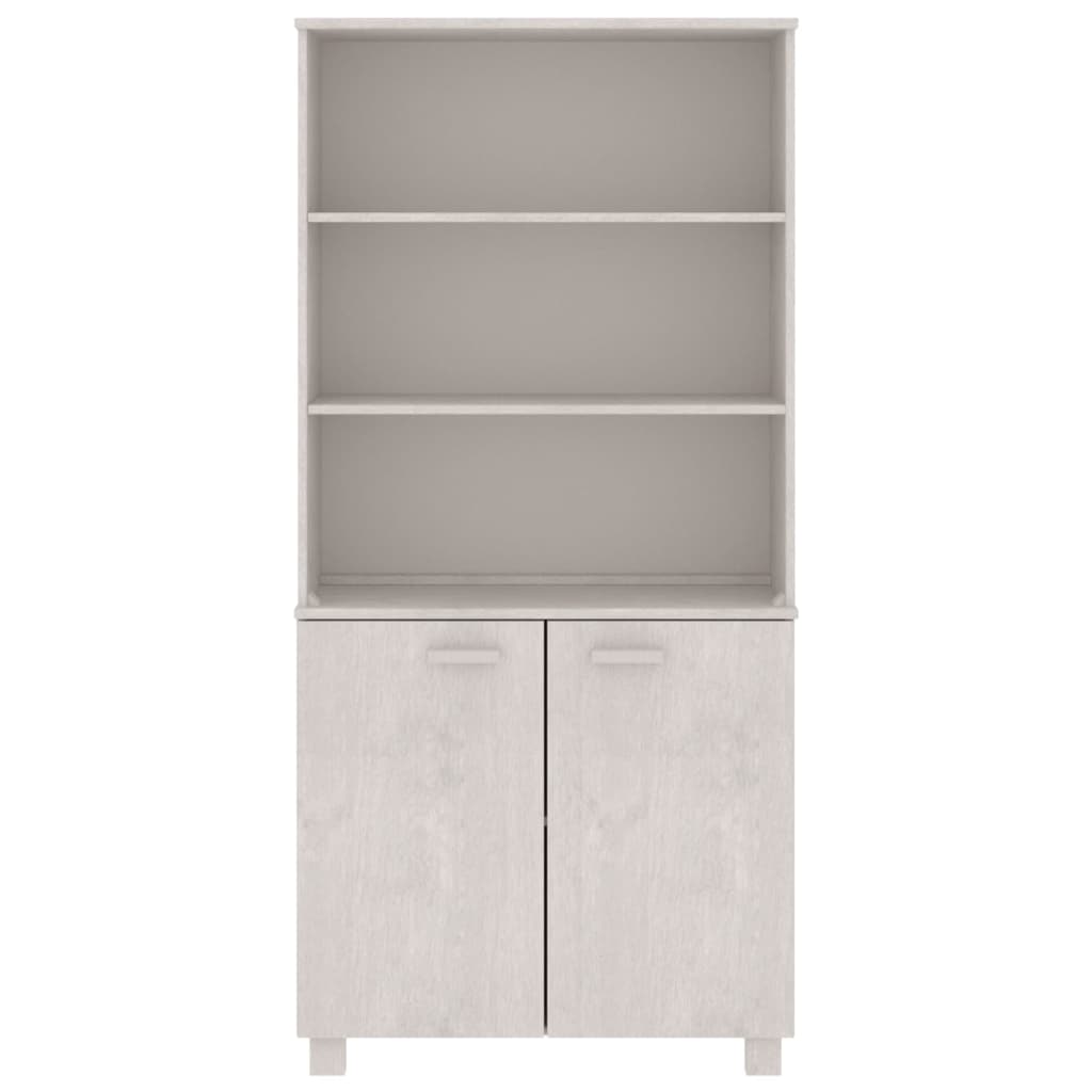 Highboard HAMAR Massivholz Kiefer Weiß