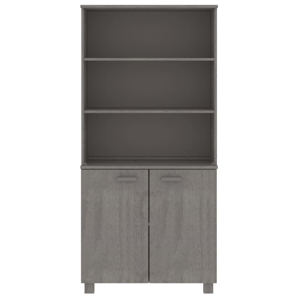 Highboard HAMAR Massivholz Kiefer Hellgrau
