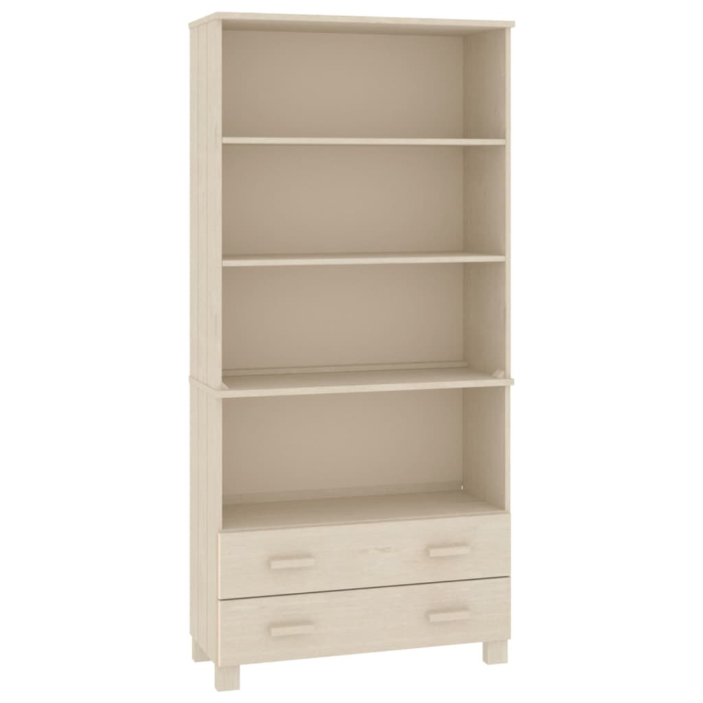 Highboard HAMAR Massivholz Kiefer Honigbraun
