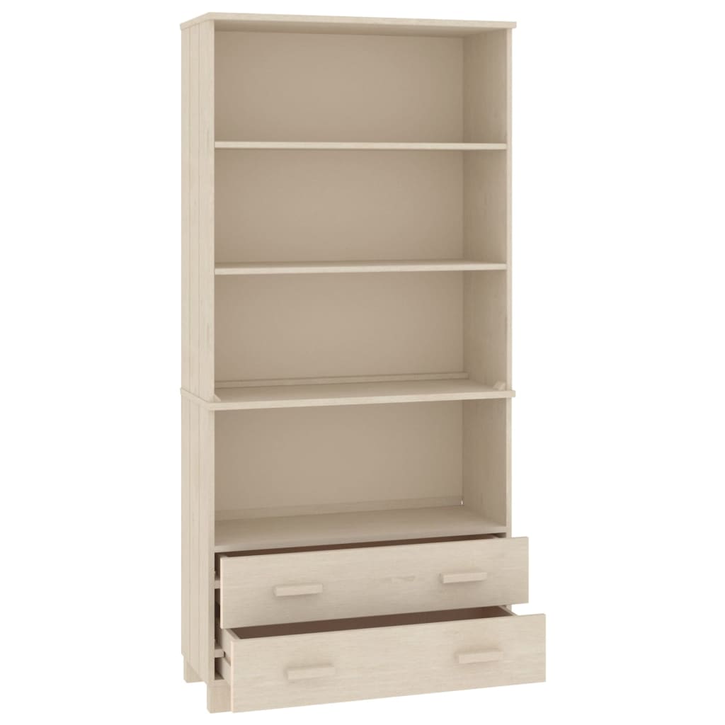 Highboard HAMAR Massivholz Kiefer Honigbraun