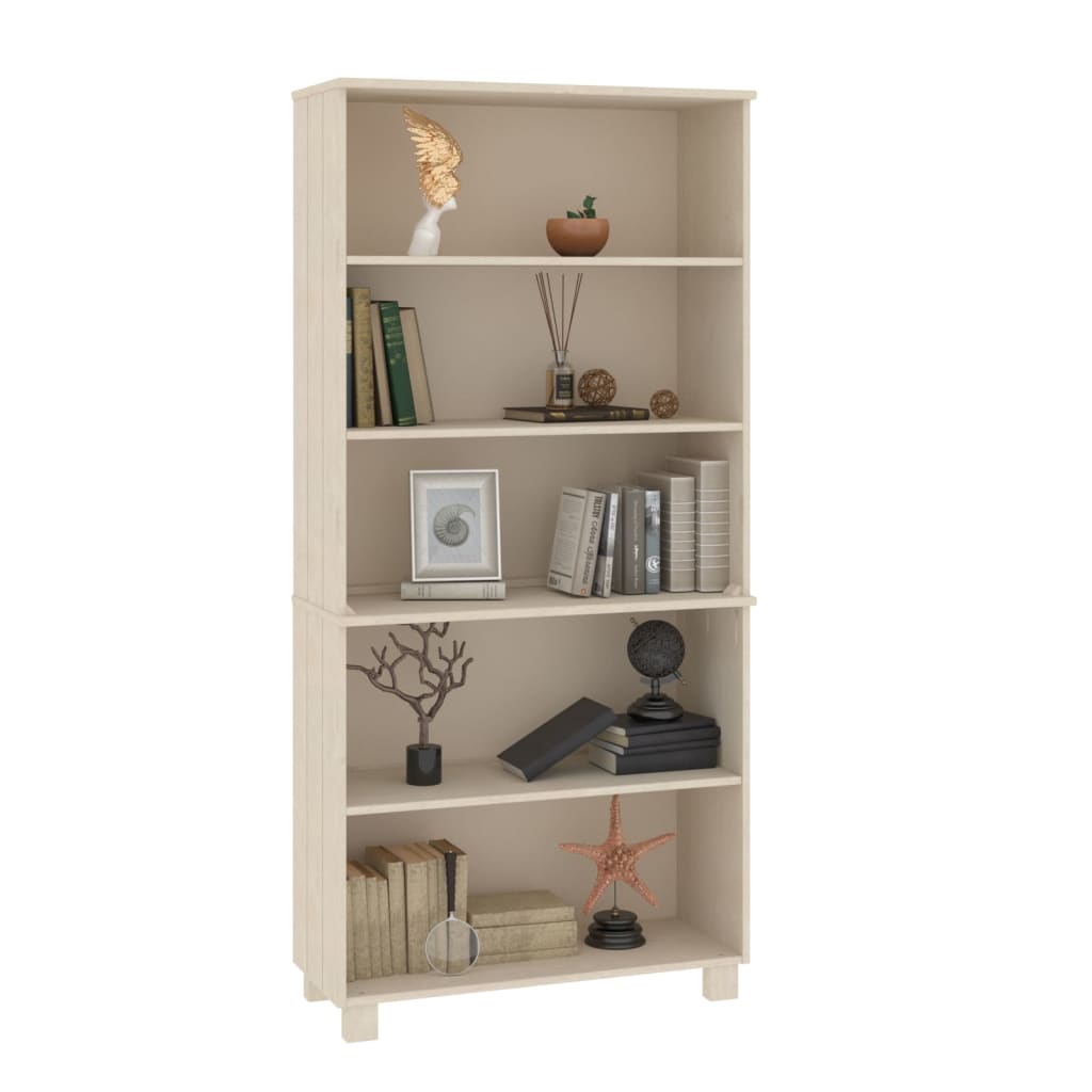 Highboard HAMAR Massivholz Kiefer Honigbraun