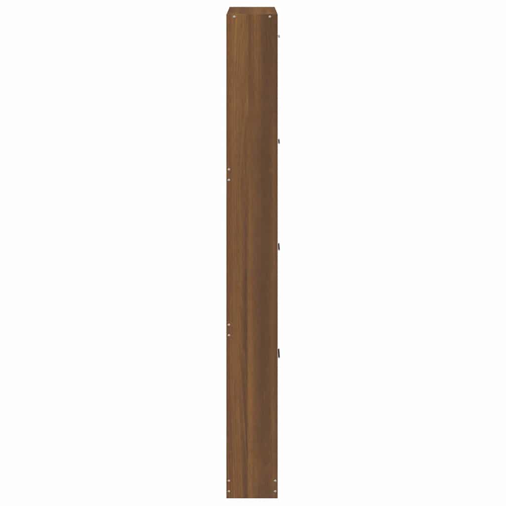 Schuhschrank Braun Eichen-Optik 59x17x150 cm Holzwerkstoff