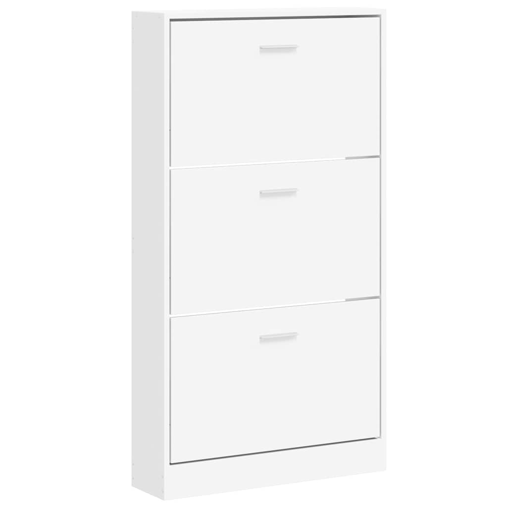 Schuhschrank Weiß 59 x 17 x 108 cm Holzwerkstoff