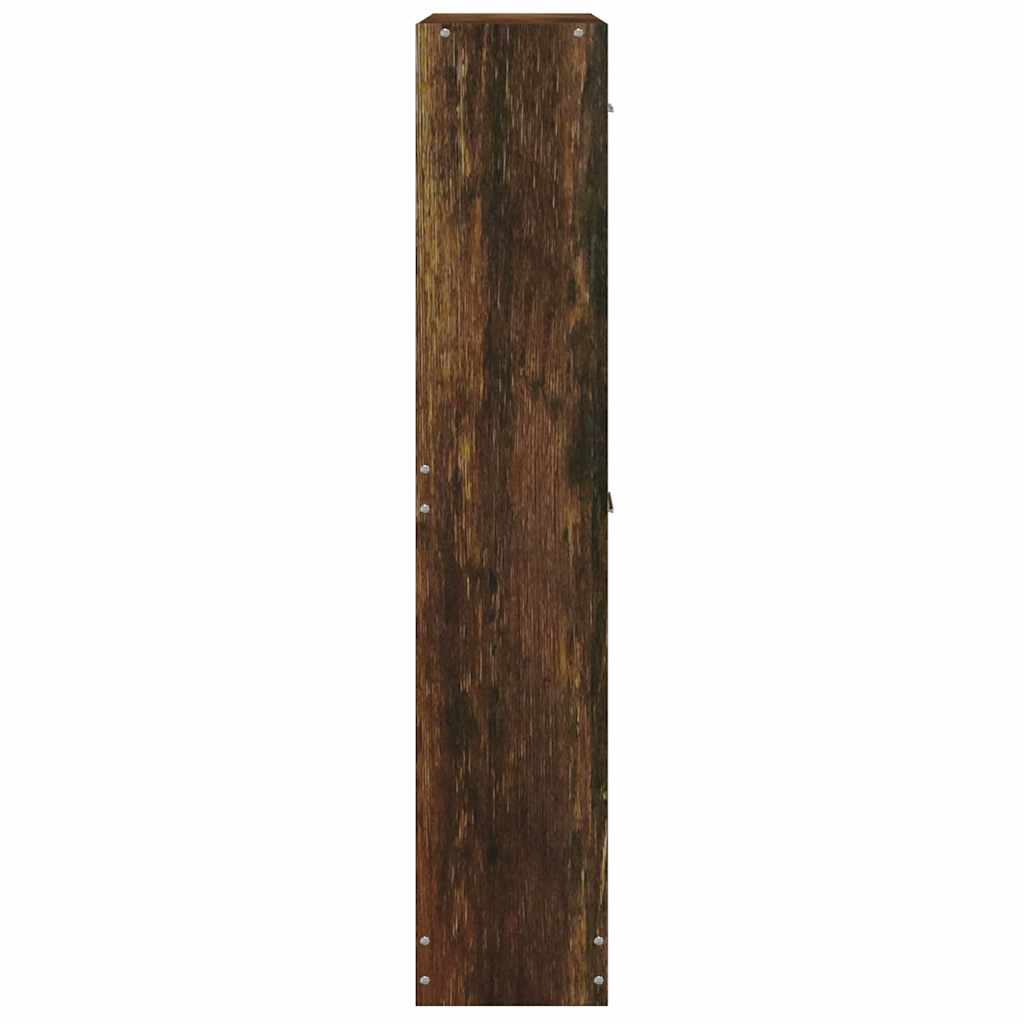 Schuhschrank Räuchereiche 59x17x81 cm Holzwerkstoff