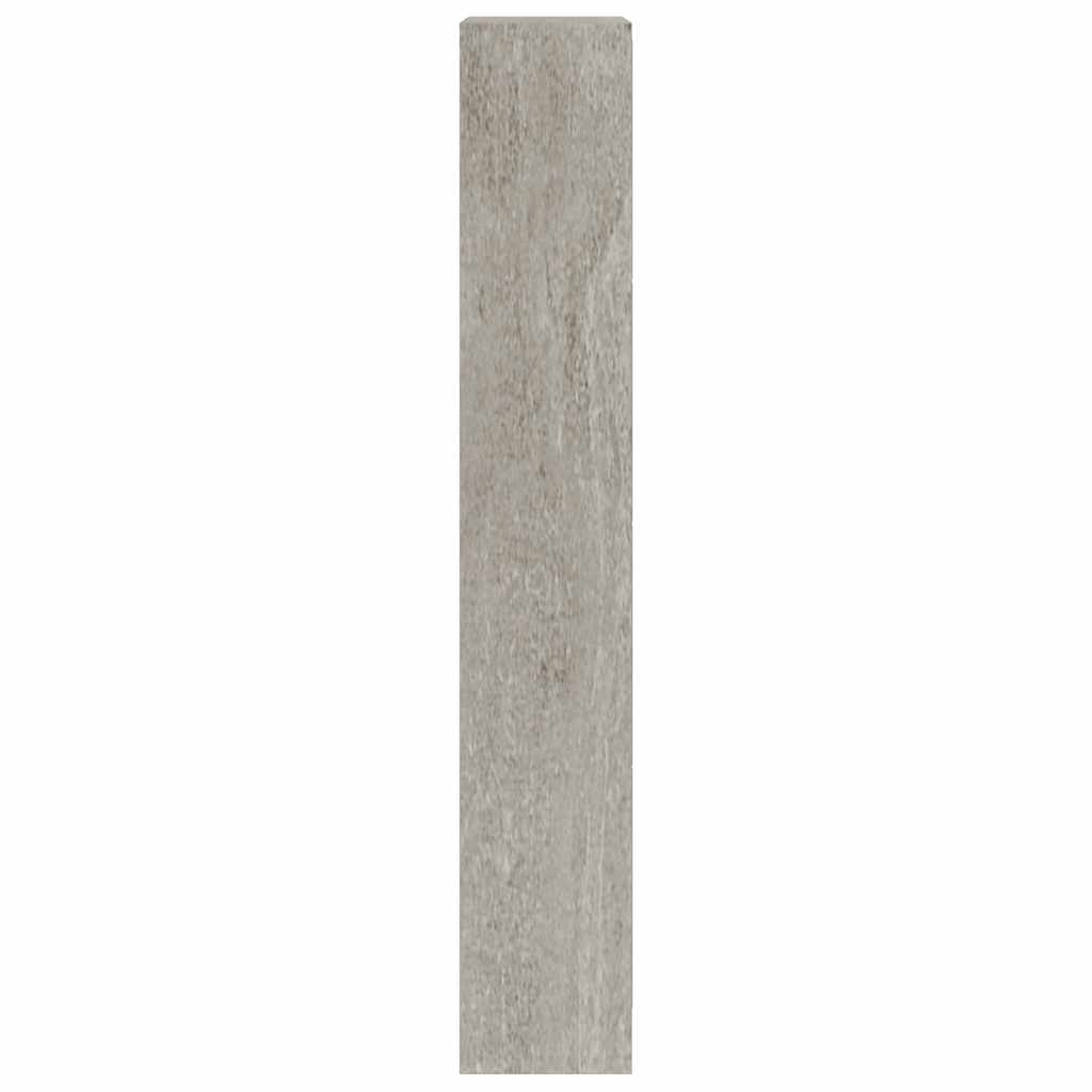 Schuhschrank Betongrau 63x24x147 cm Holzwerkstoff
