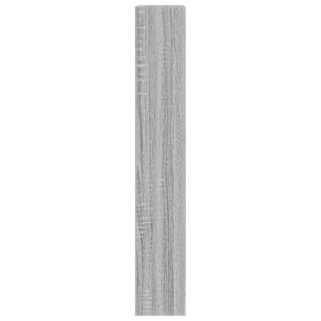 Schuhschrank Grau Sonoma 63x24x147 cm Holzwerkstoff