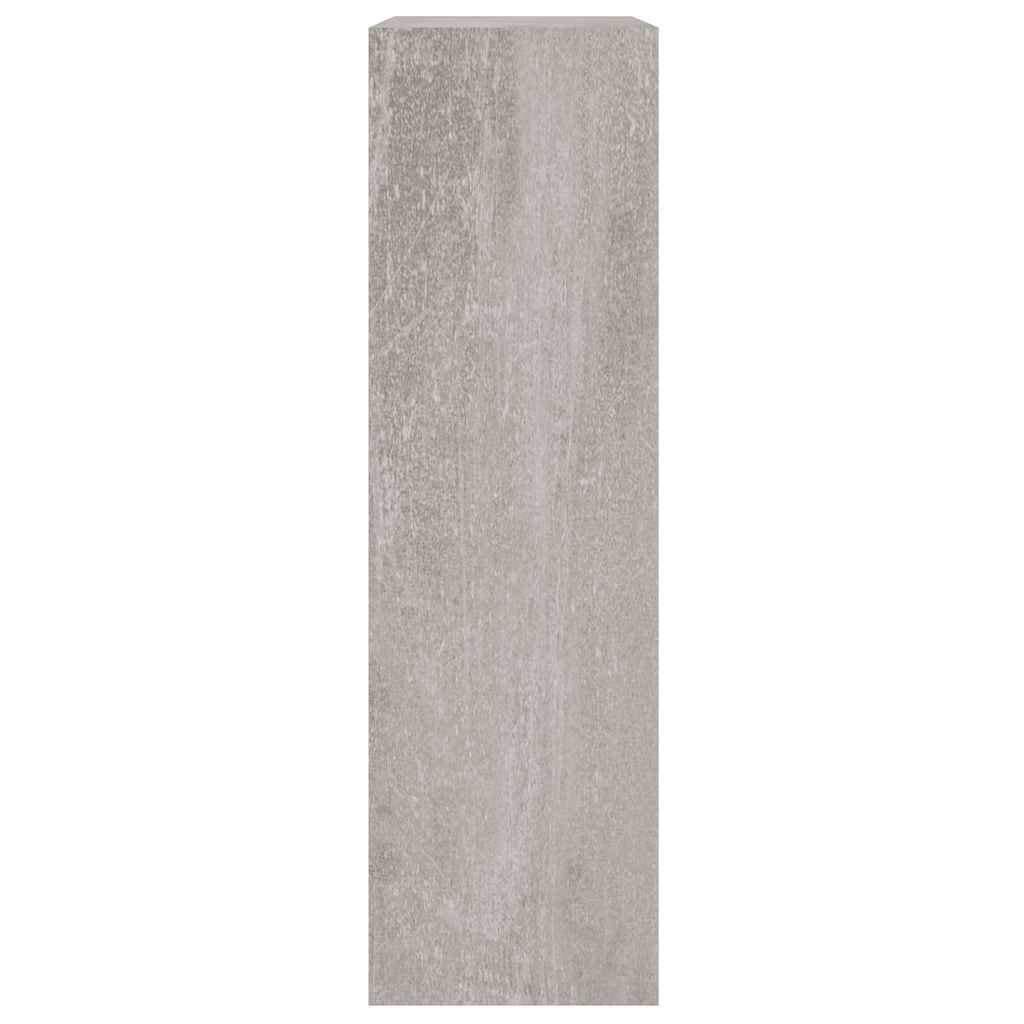 Schuhschrank Betongrau 63x24x81 cm Holzwerkstoff