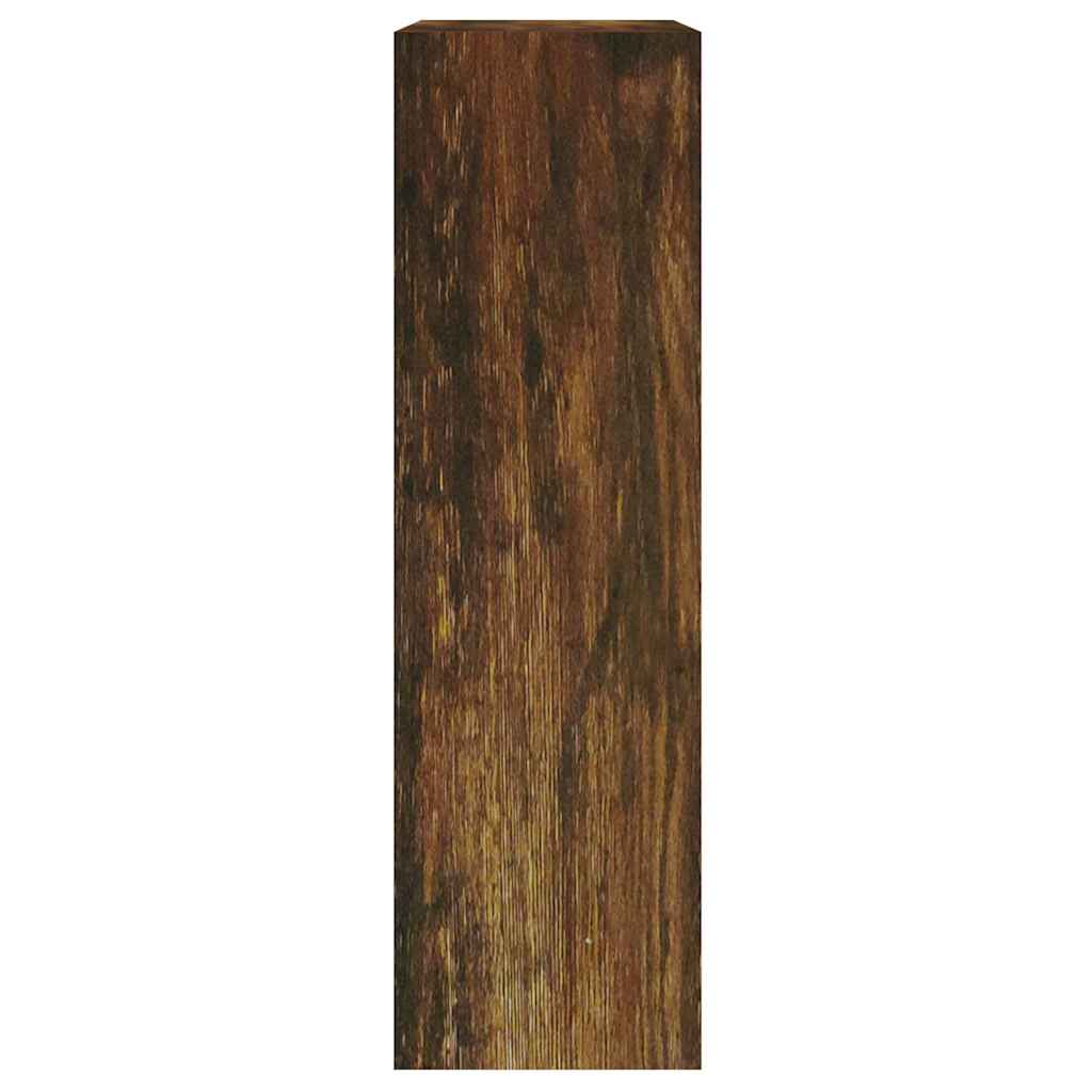 Schuhschrank Räuchereiche 63x24x81 cm Holzwerkstoff