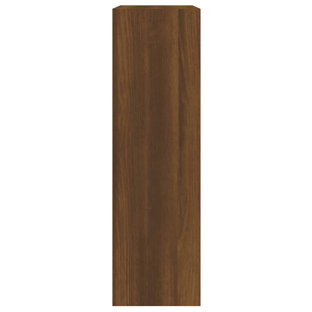Schuhschrank Braun Eichen-Optik 63x24x81 cm Holzwerkstoff