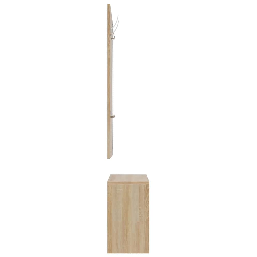 3-in-1 Schuhschrank-Set Sonoma-Eiche Holzwerkstoff