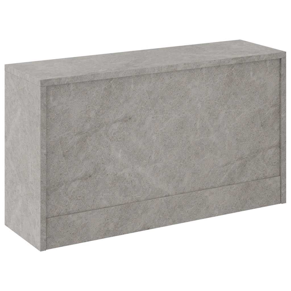 Schuhbank Betongrau 80x24x45 cm Holzwerkstoff