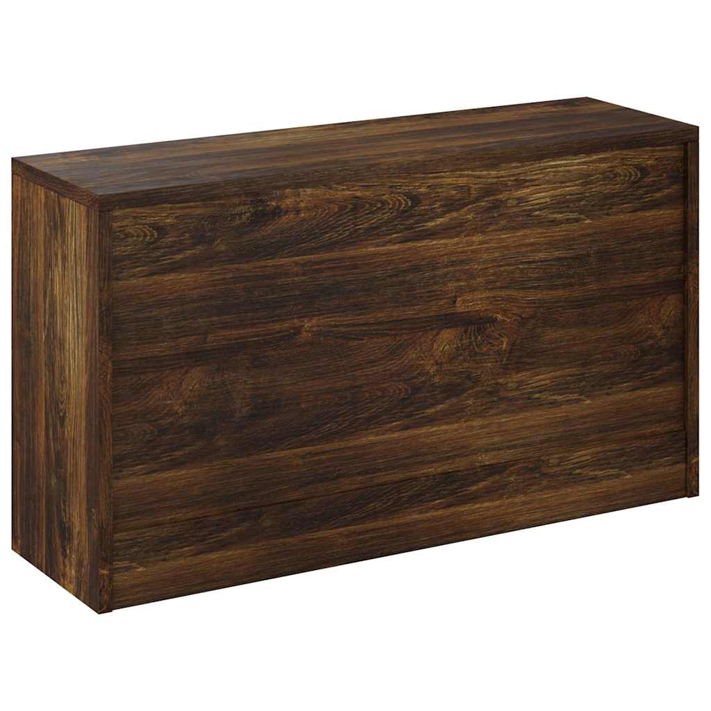 Schuhbank Räuchereiche 80x24x45 cm Holzwerkstoff