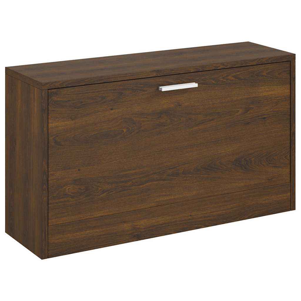 Schuhbank Braun Eichen-Optik 80x24x45 cm Holzwerkstoff