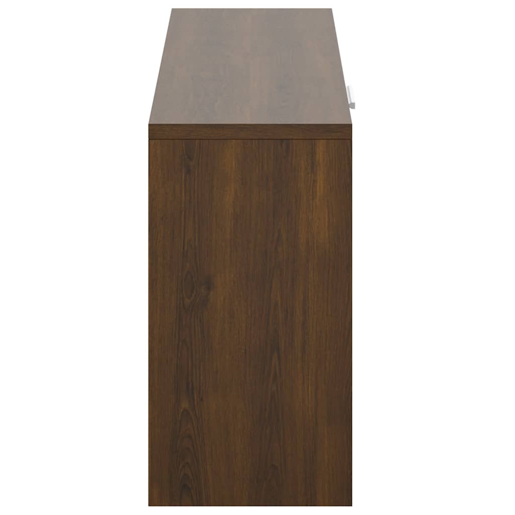 Schuhbank Braun Eichen-Optik 80x24x45 cm Holzwerkstoff