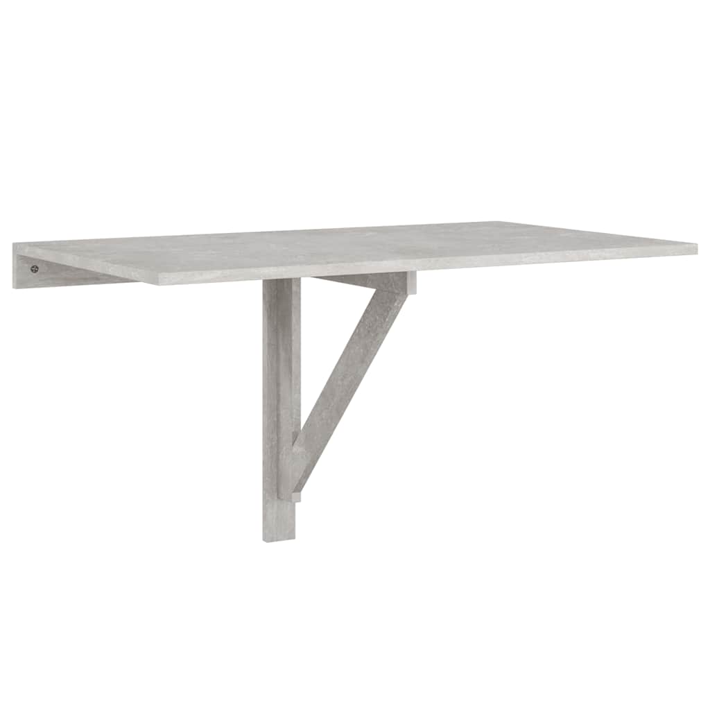 Wand-Klapptisch Betongrau 100x60x56 cm Holzwerkstoff