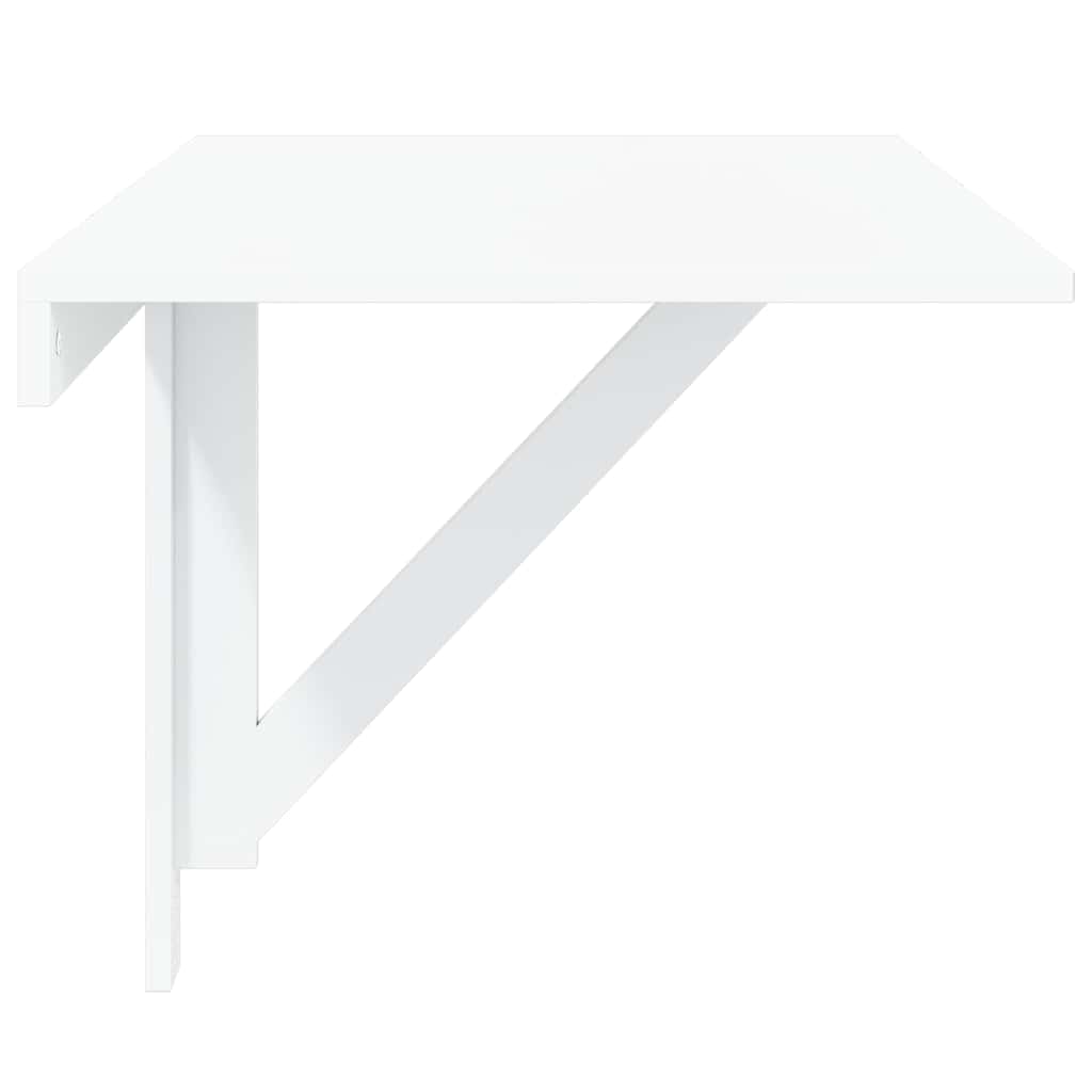 Wand-Klapptisch Hochglanz-Weiß 100x60x56 cm Holzwerkstoff