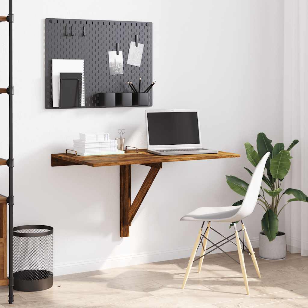 Wand-Klapptisch Räuchereiche 100x60x56 cm Holzwerkstoff