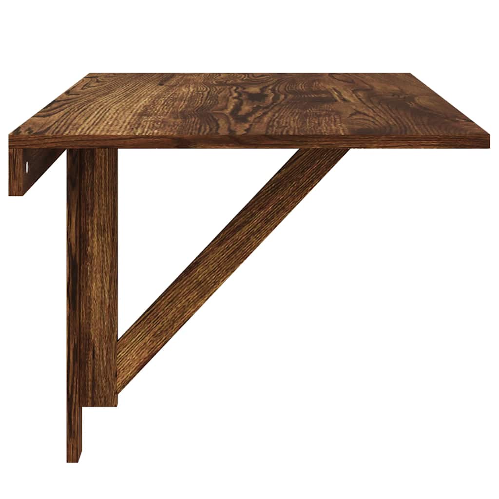 Wand-Klapptisch Räuchereiche 100x60x56 cm Holzwerkstoff